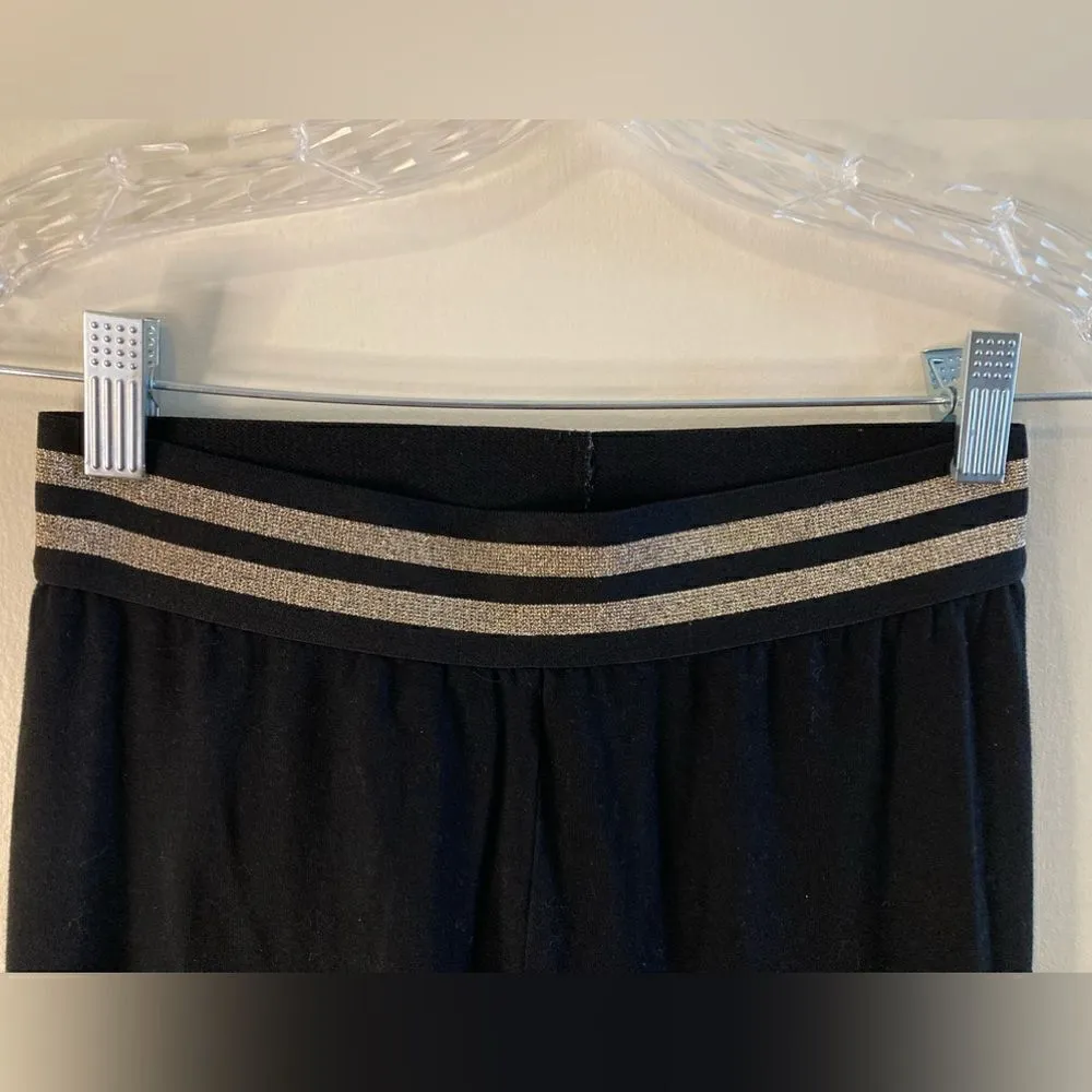 Juicy Couture Gold Shiny Glitter Stretch Sporty Athletic Yoga Workout - Image 10