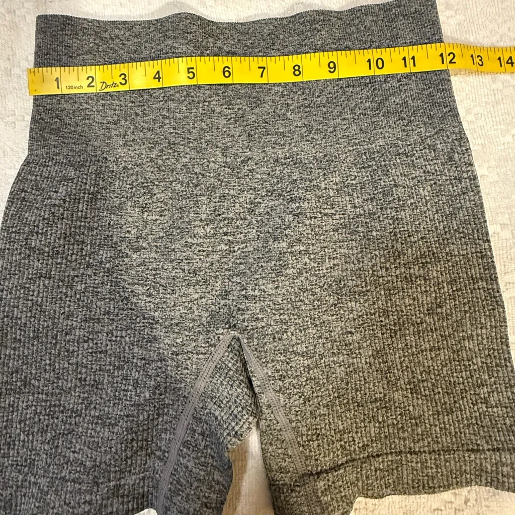 Colsie Charcoal Bike Shorts Gray - Image 2