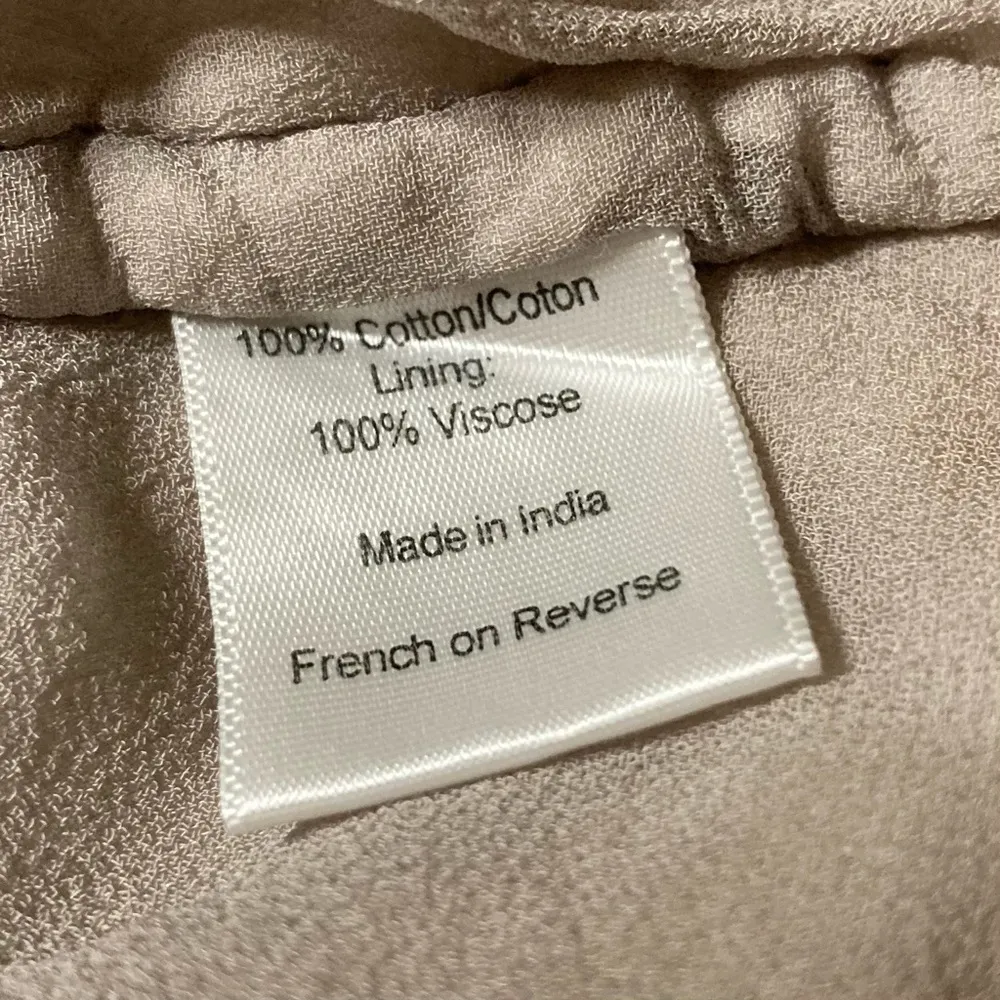 ANTHROPOLOGIE San & Soni Fleur Eyelet and Stripes Sleeveless Shift Mini Dress - Image 5