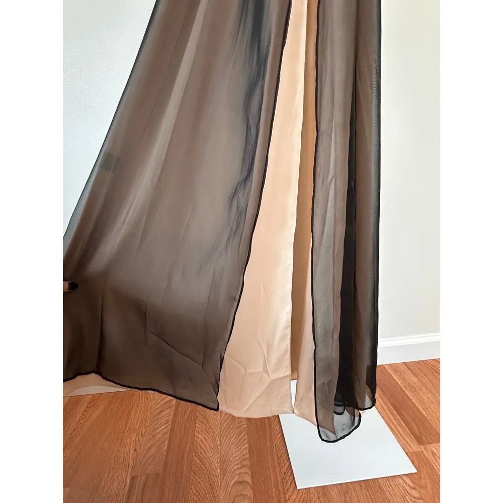 NBD Revolve Calla Gown Black Sheer size XS - Image 4