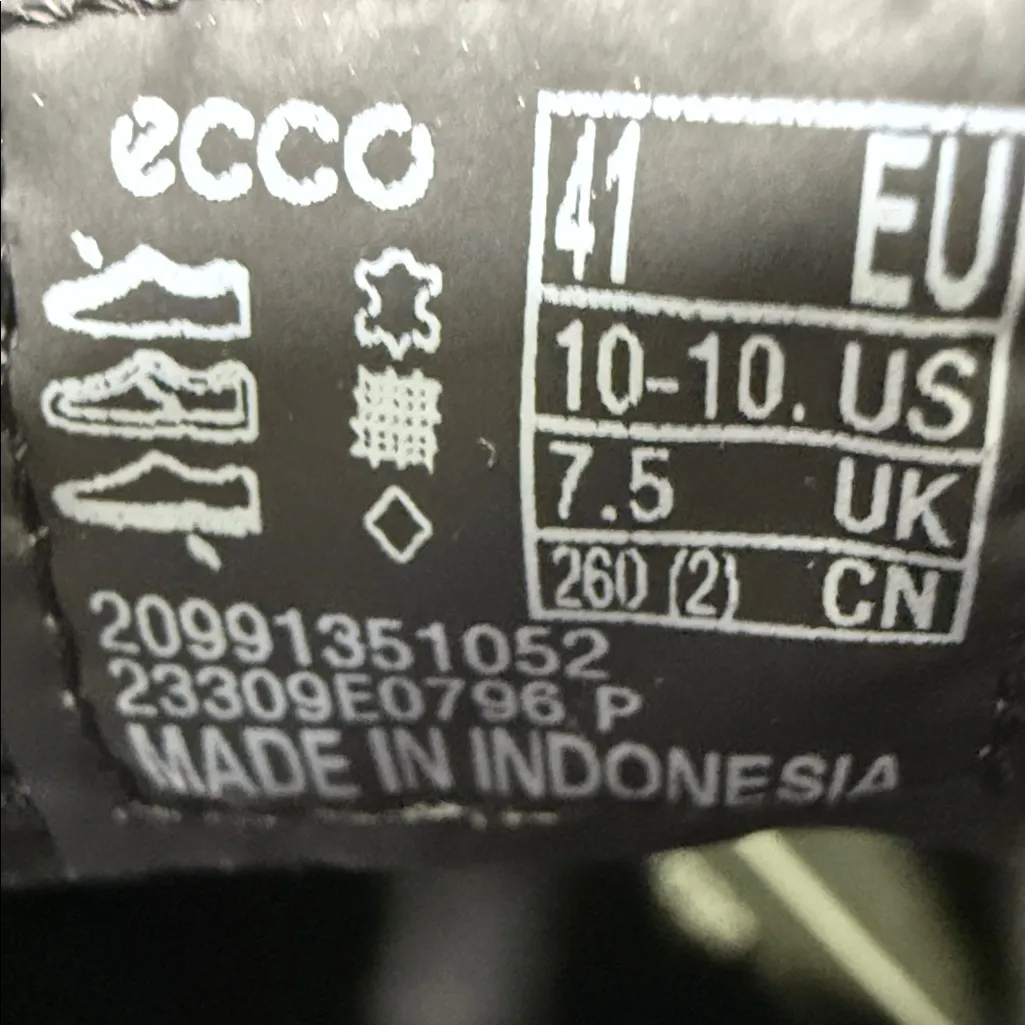 Ecco Danish Design Black Classic Black Leather Ankle Booties - Image 10