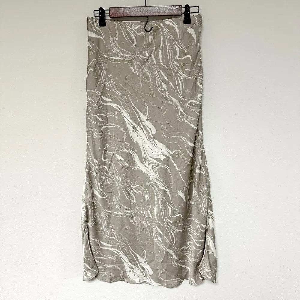 *NEW* Gilli Alana Midi Skirt Tan Size L - Image 5