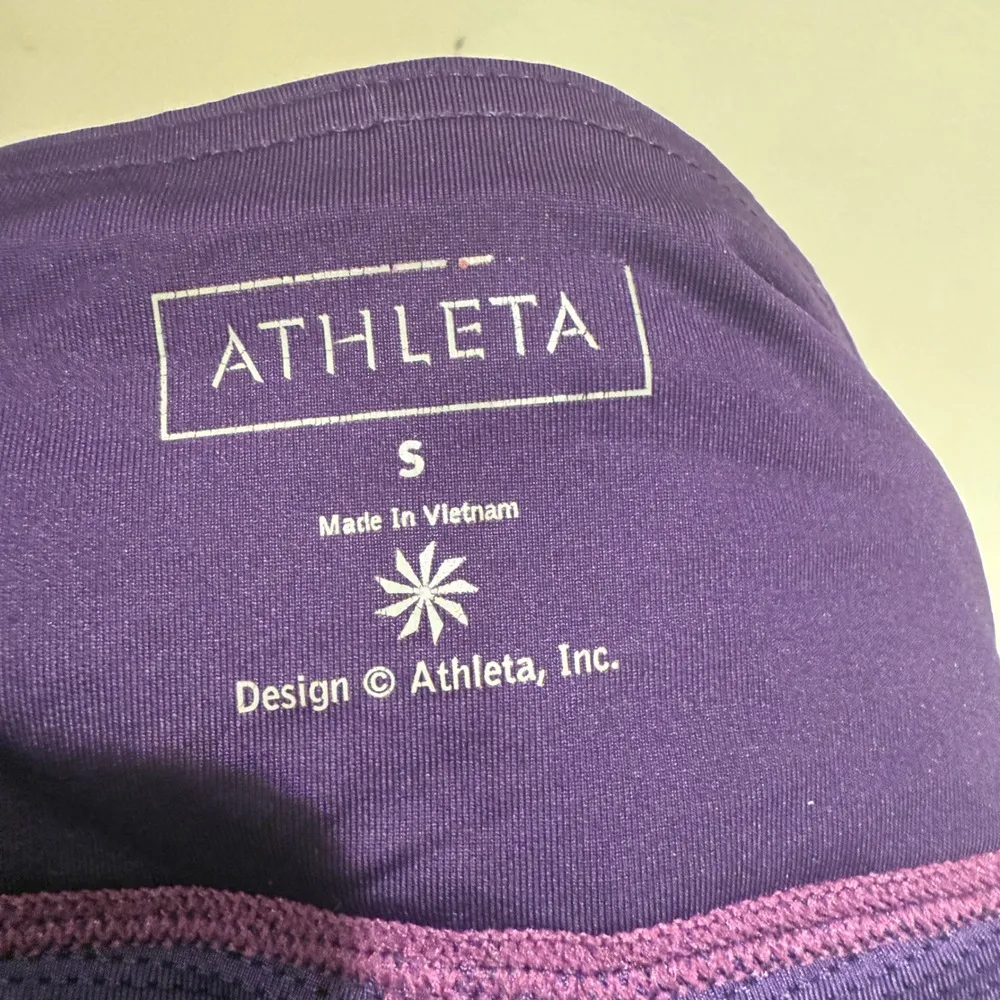 Athleta Skort Ruffle Athletic Skirt Purple Activewear Skirt Back Pocket S - Image 4