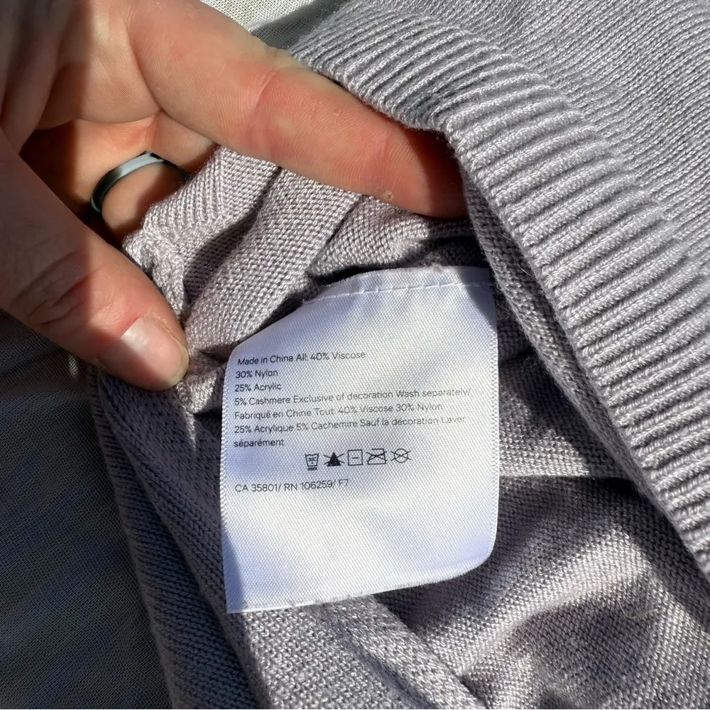 Lululemon Back to Balance Long Sleeve Sweater in
Iced Iris - Image 5