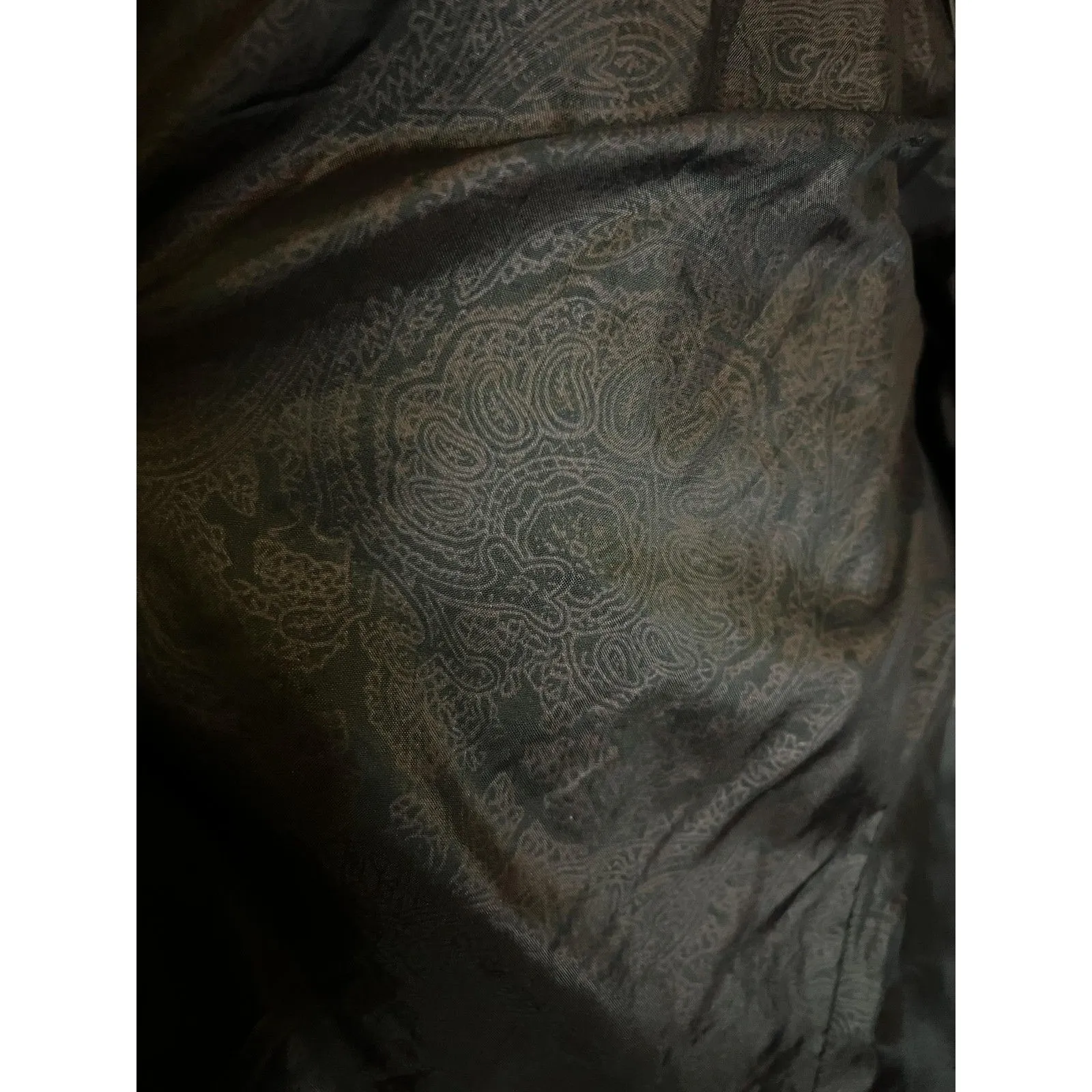 Vintage AVANTI Leather Coat Womens Medium Black Long Duster 3/4 Sleeve Lined 80s - Image 14