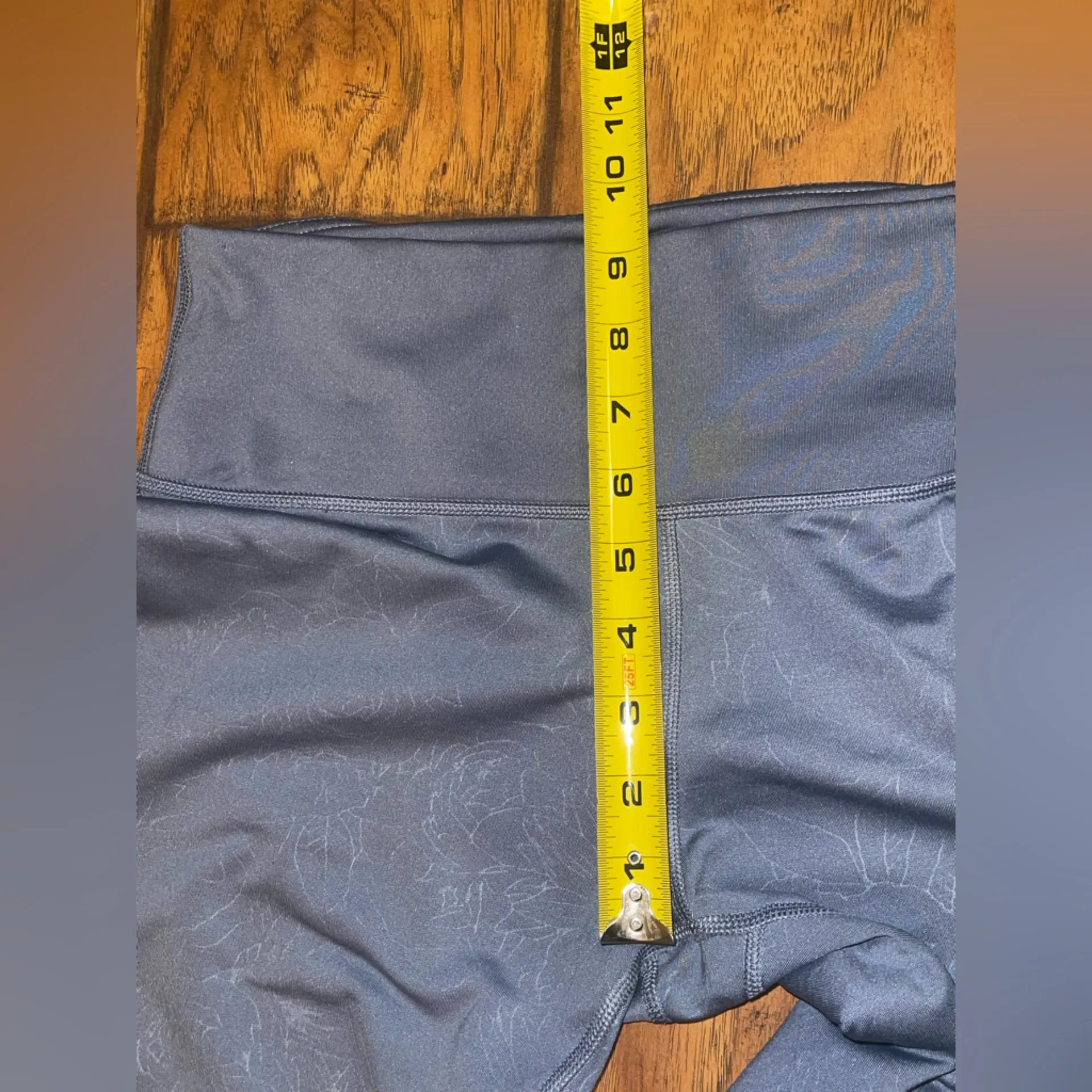 Adidas Women's Embossed Cold Weather Climalite Raw Steel leggings woman’s M - Image 8