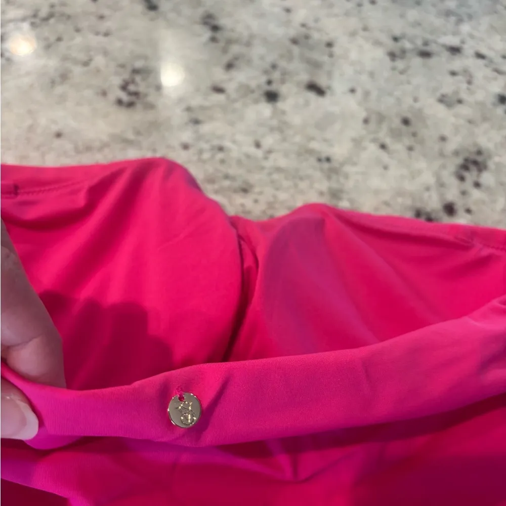 Victoria’s Secret one piece Swimsuit ruched large NWT pink - Image 7