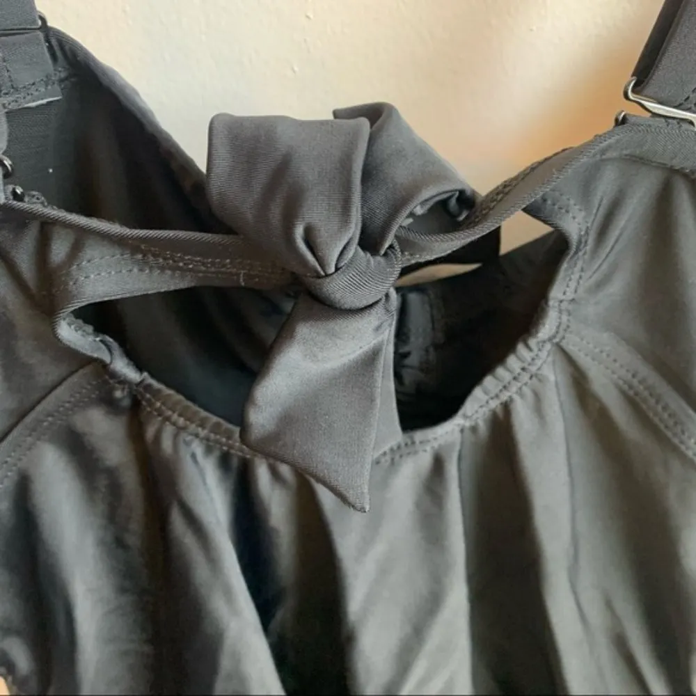 Torrid Black Ruffle Front Tankini Swimsuit - Image 8