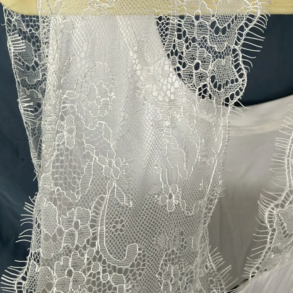 Molly Bracken: White Lace Back Top- M - Image 13