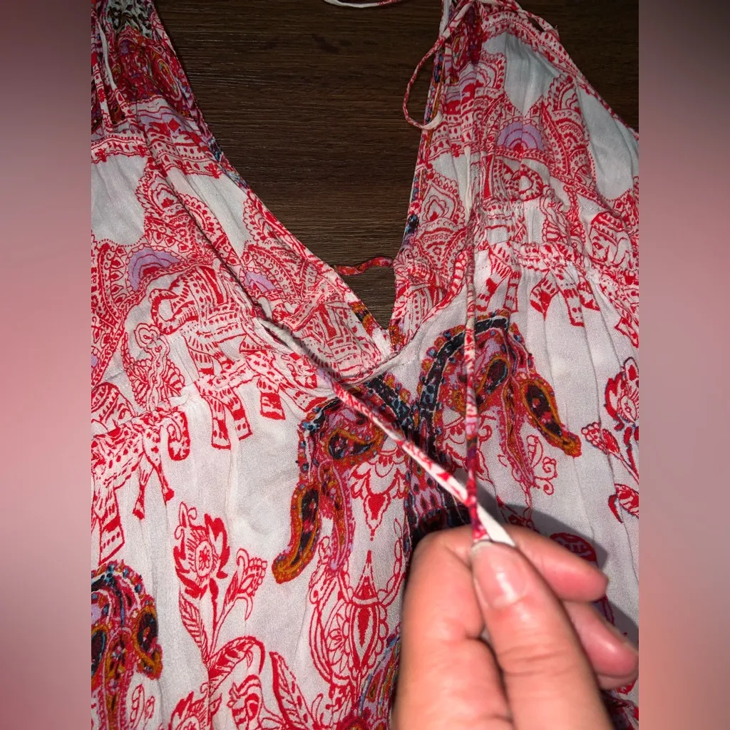 Me To You Printed Mini Dress in Peach
FREE PEOPLE $128 revolve S nwot boho fall - Image 4