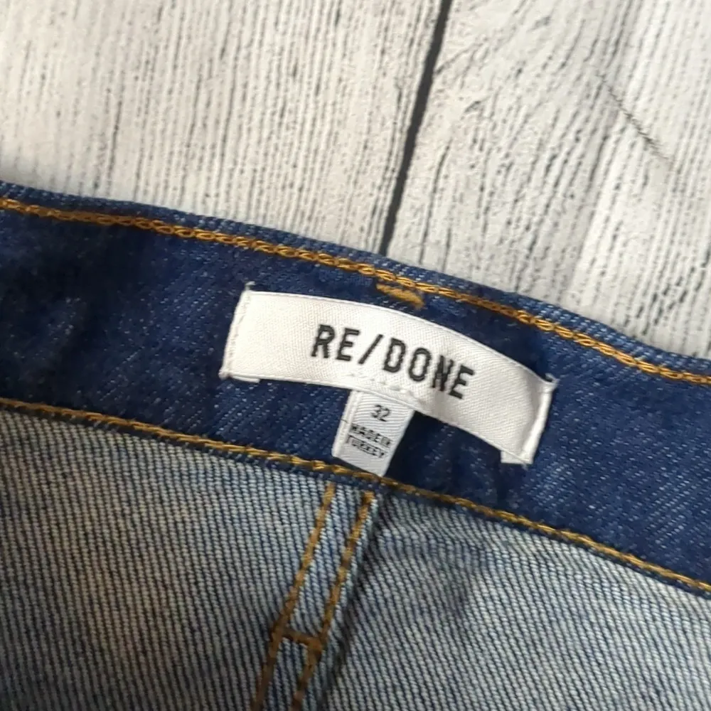 Re/done super high drainpipe rigid like jeans size 32 - Image 8