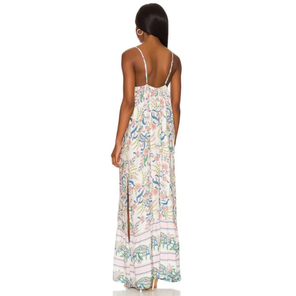 💕MAAJI💕 Debbie Cover-Up Maxi Dress ~ Chinoiserie Print Medium NWT - Image 4