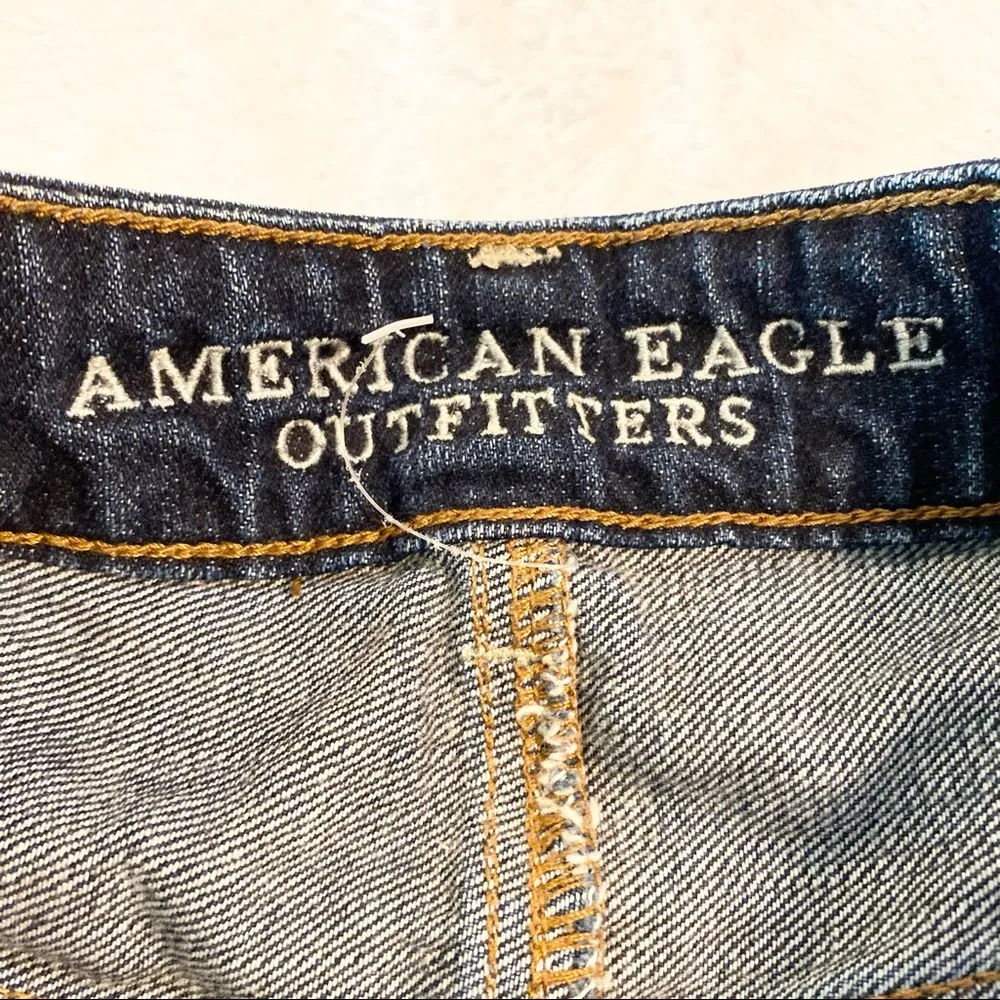 NWOT American Eagle Hi-Rise Festival Shorts Size 2 Distressed Denim Jean Shorts - Image 4