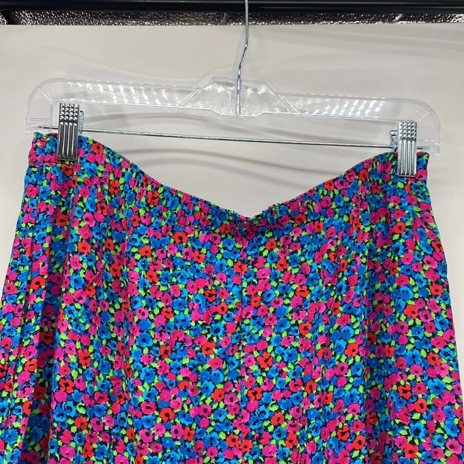 Vintage Carole Little maxi skirt 90s colorful size 10 festival cottagecore - Image 5