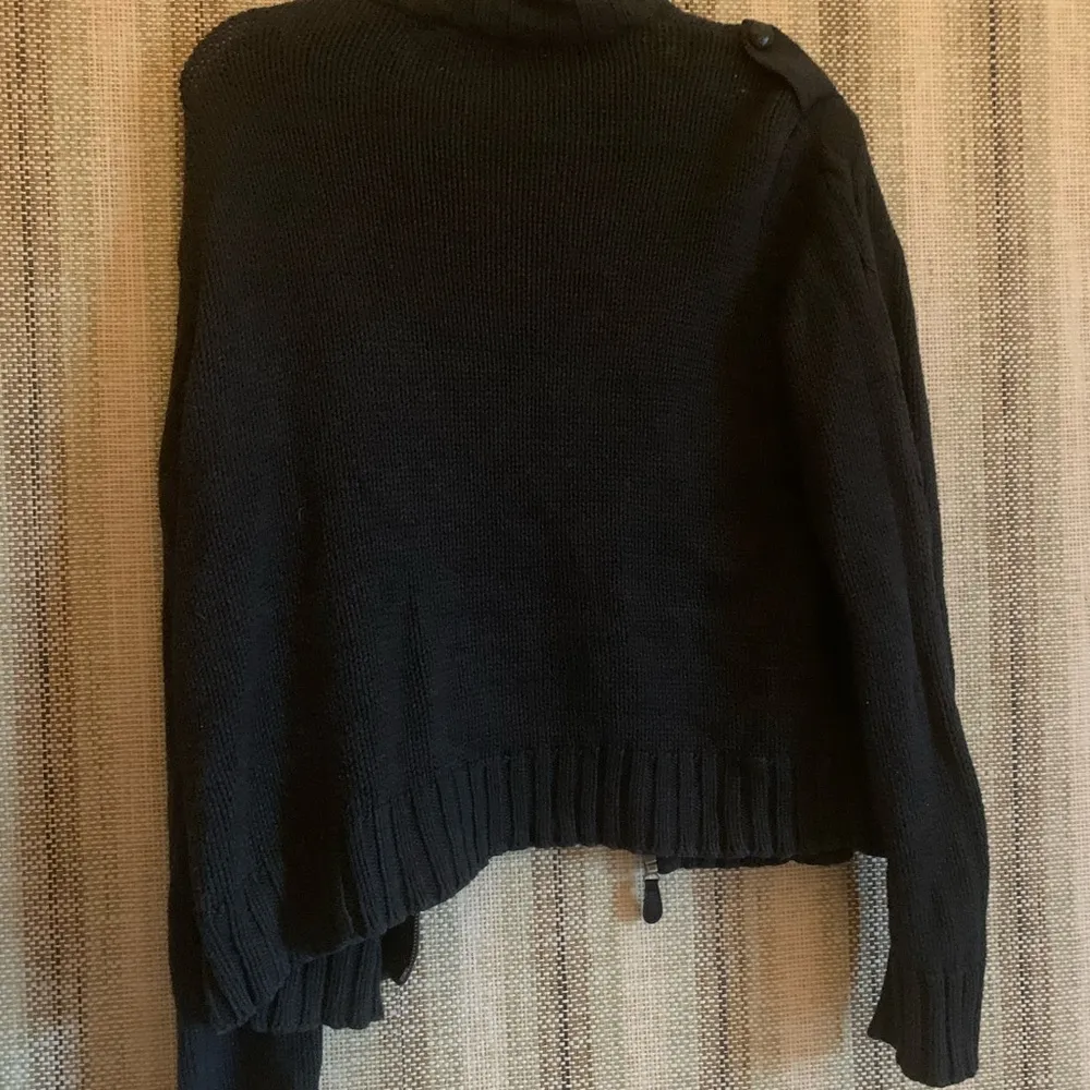 Evan Picone Sweater Cardigan Cotton Women XL Grey Sweater Top - Image 4