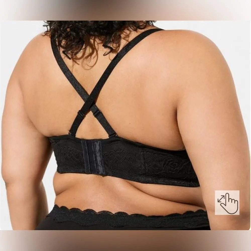 Torrid Bombshell Everyday nude convertible Strapless Push-Up Bra Sz 44 F - Image 12