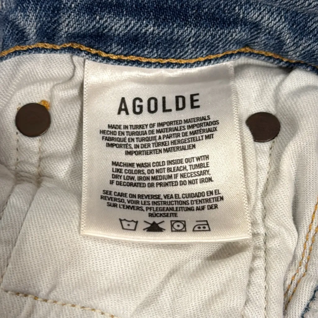 Agolde TONI Mid Rise Straight Leg Jeans - Image 5
