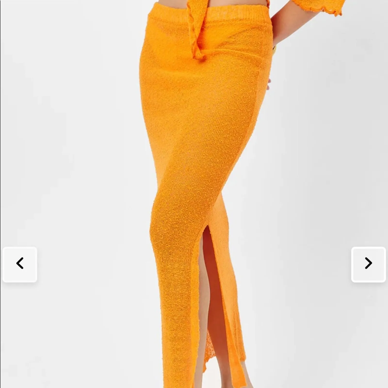 Frankie’s Bikinis - Opal Mini Skirt in Orange - Image 10