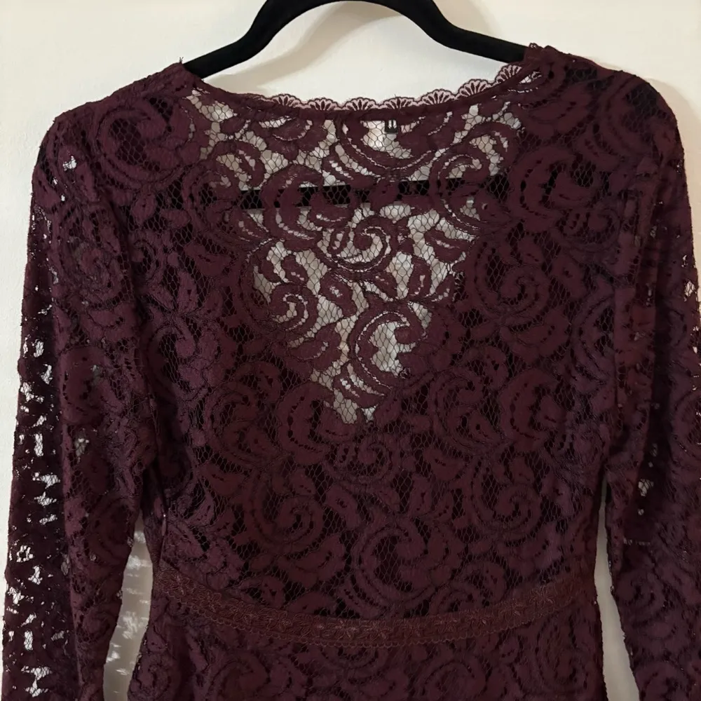 Inwear Burgundy Long Sleeve Lace V - Image 9