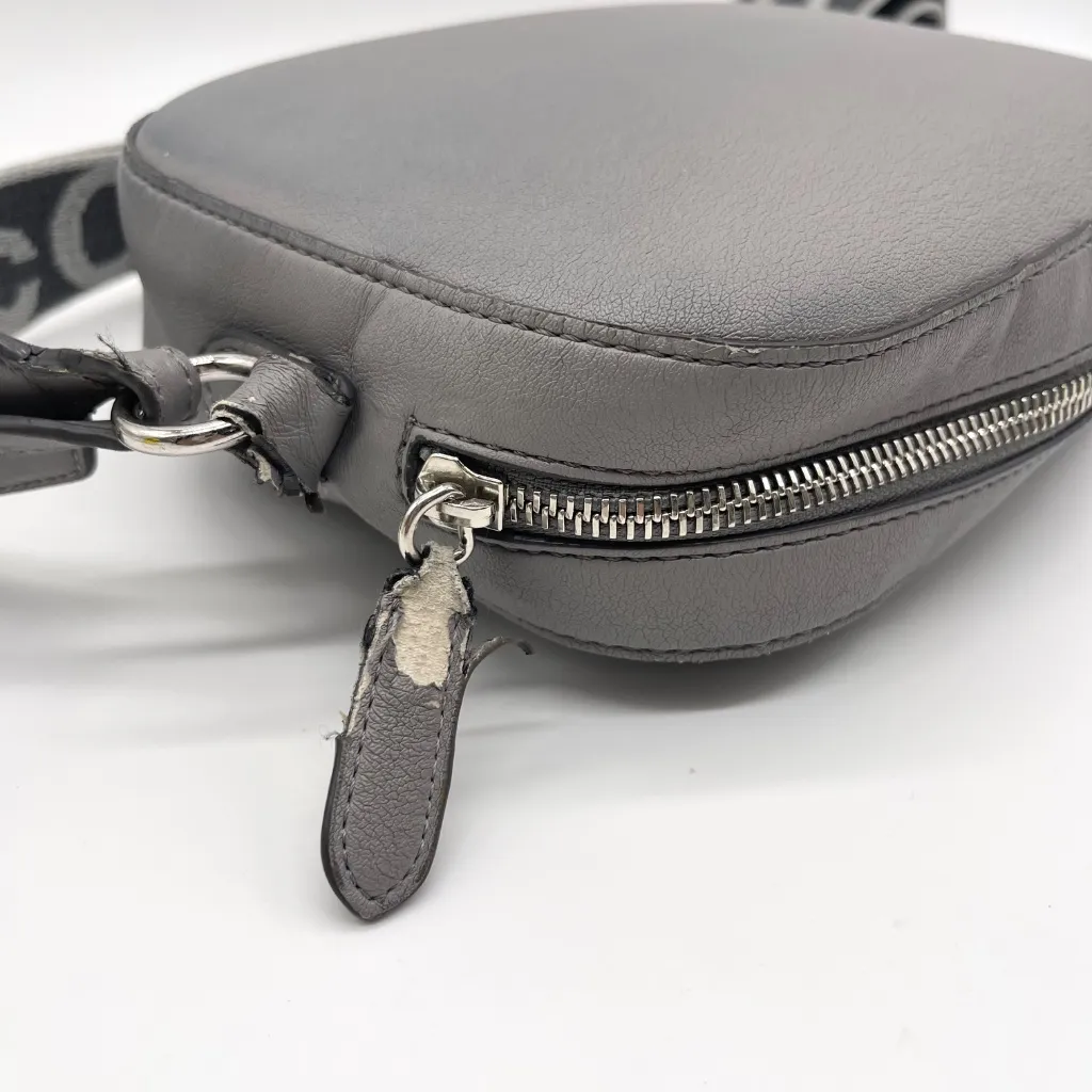 Stella McCartney Authentic Grey Logo Crossbody Camera Bag Preowned - Image 12