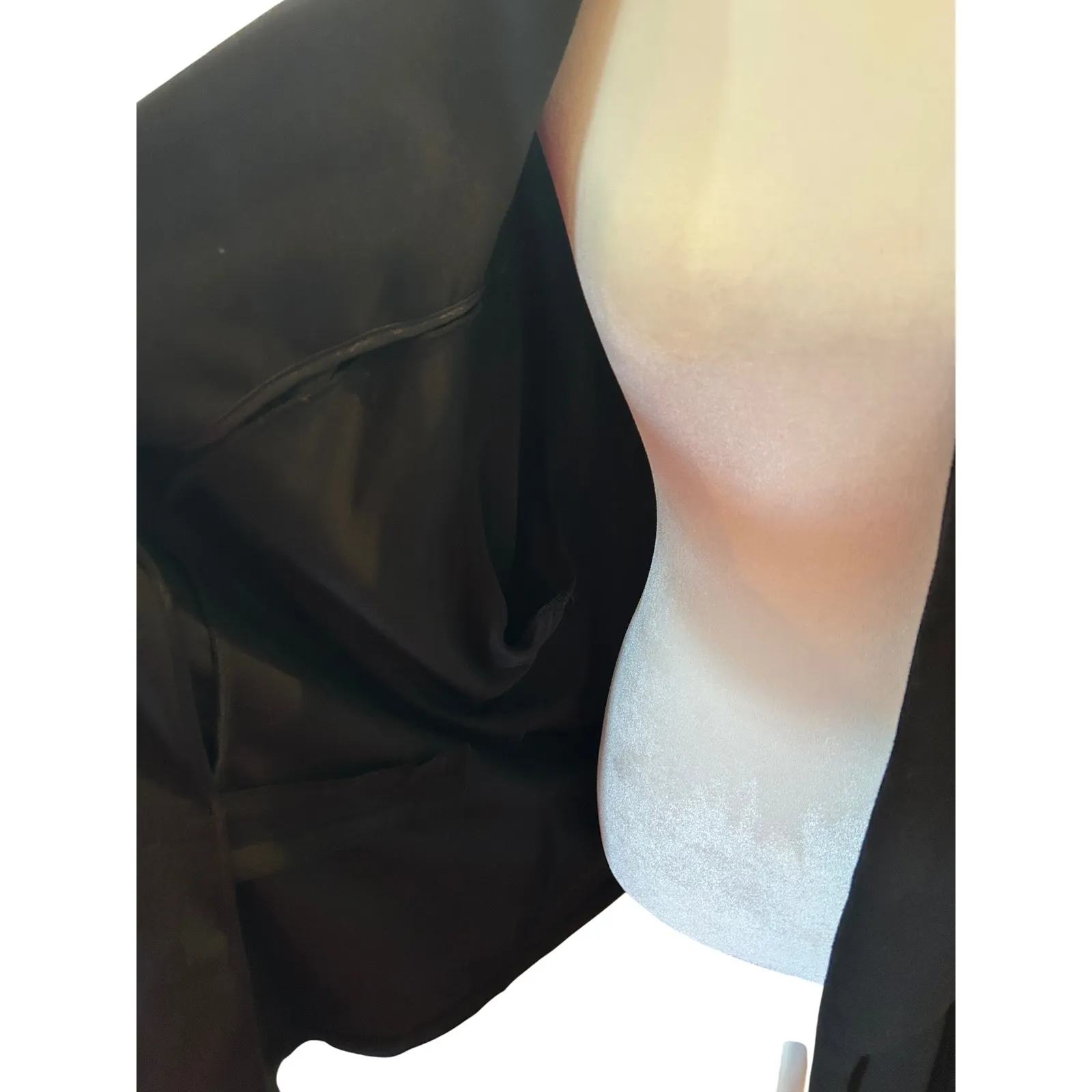 Torrid Women's Size 5 Black Open‎ Front Knit Cardigan Blazer Plus Size - Image 7