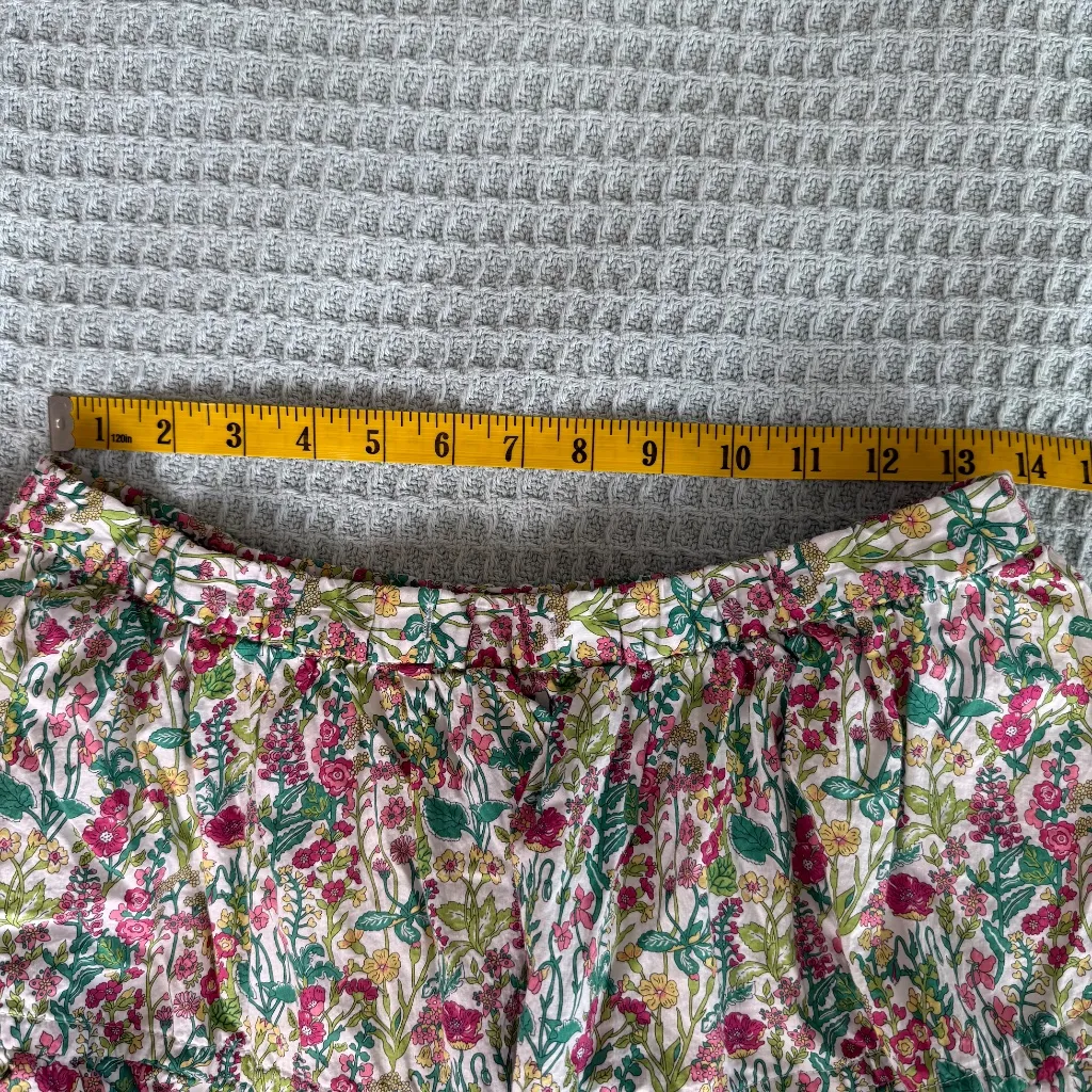 J.Crew Tiered Mini Skirt Liberty Fabric Womens Small Cottagecore Fairycore BQ777 - Image 7