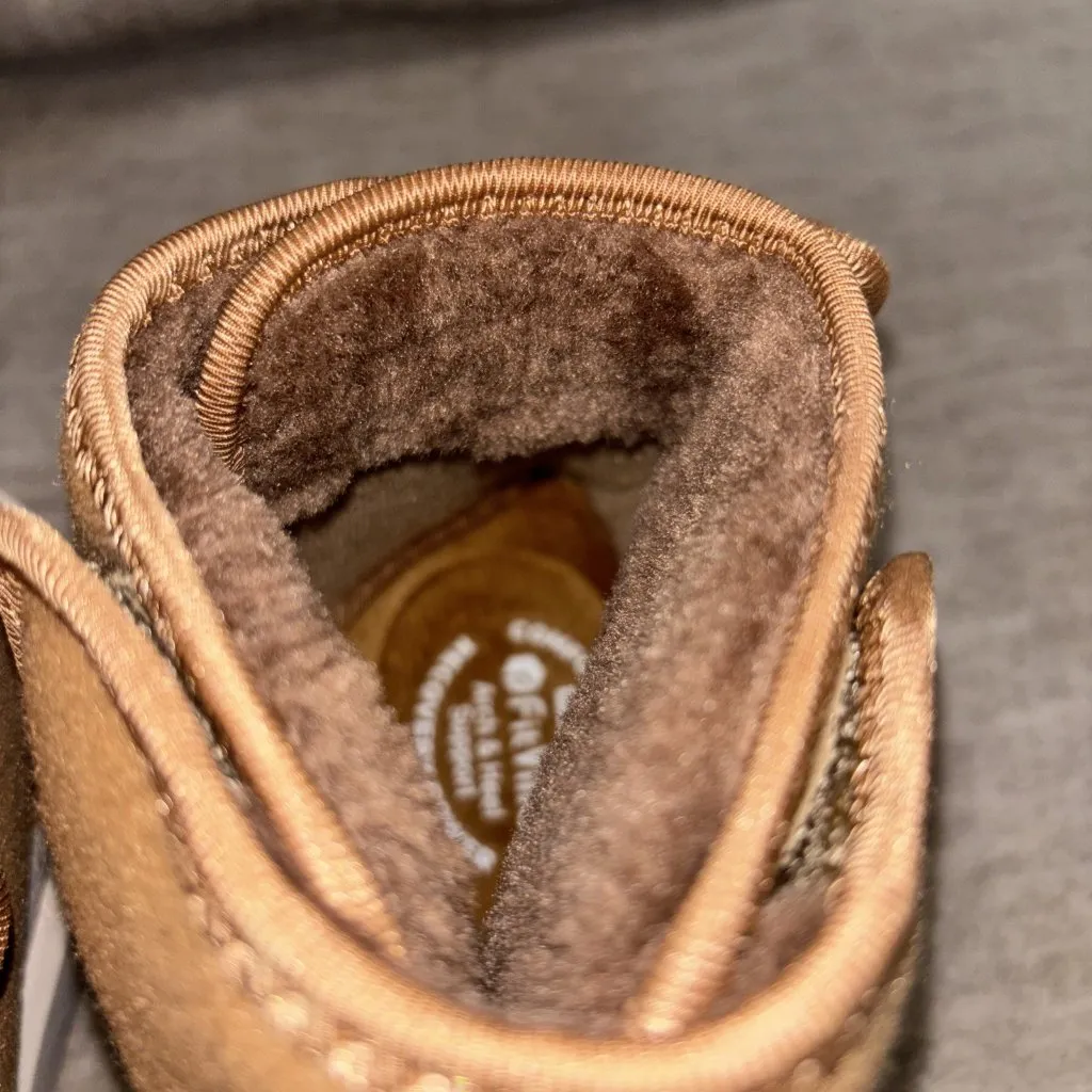 Womens 8 Wide Fitville Boots Diabetic Orthotic Adaptive Hook Loop "fur" Lined - Image 11