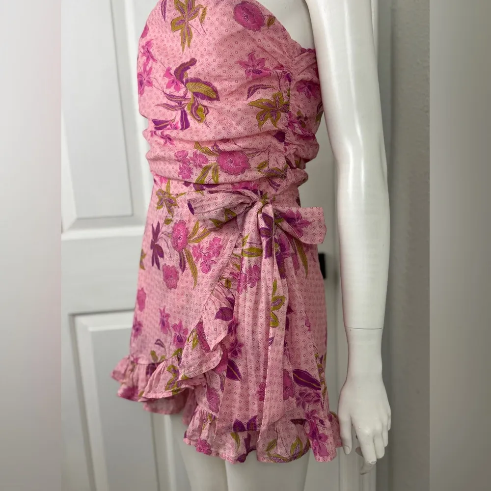 Olivaceous 100% Cotton Soft Girl Blush Pink Strapless Romper Size Large F54 - Image 5