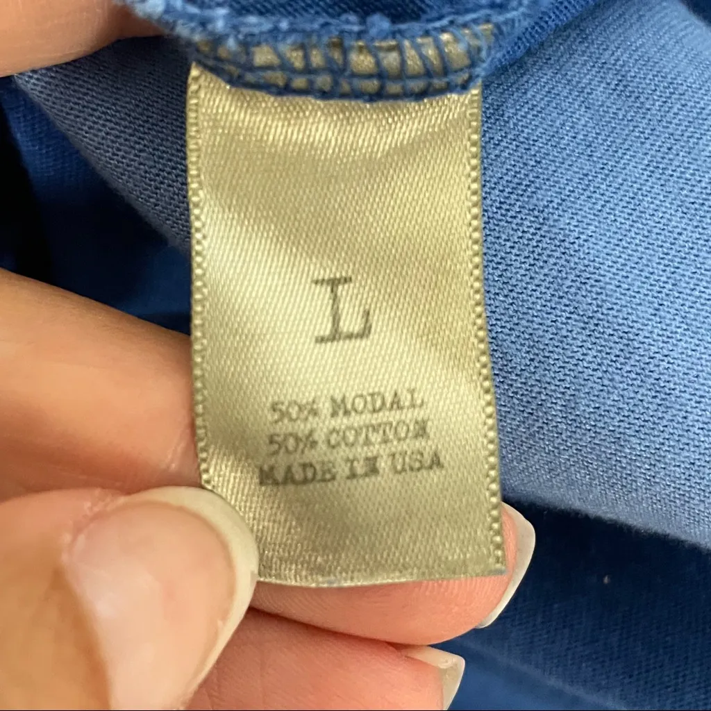 Alternative Klein Blue Sky Striped Racerback Maxi - Image 9