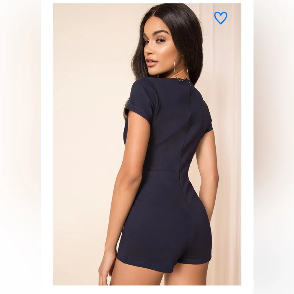 Superdown Thea Deep navy romper  NWT - Image 9