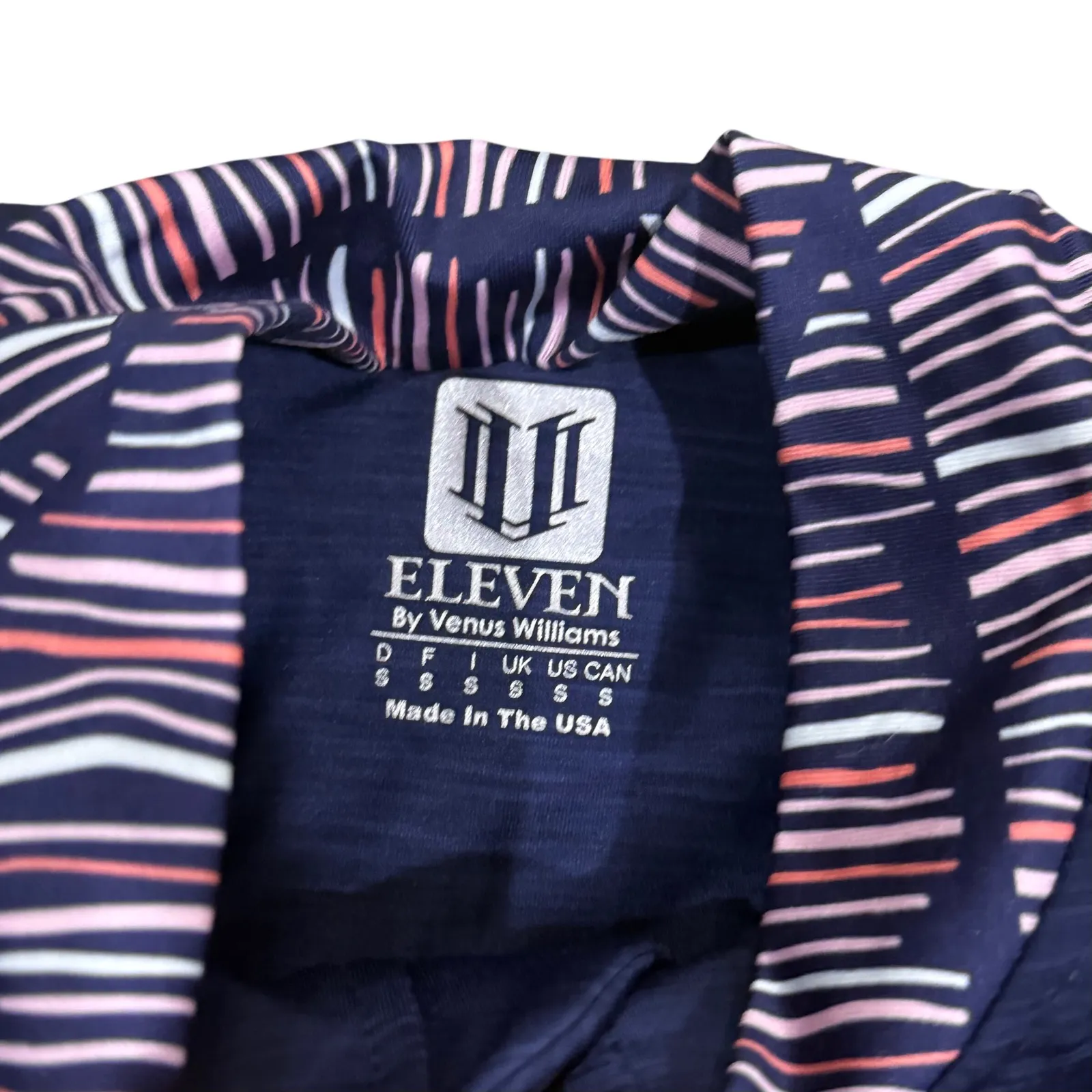 ELEVEN By Venus Williams purple Activewear 3 pc Set Tank Skirt Jacket S New Blue - Image 5