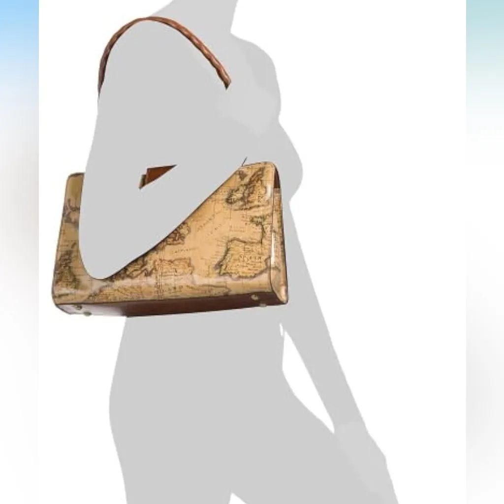 Patricia Nash Rienzo Satchel European Map - Image 4