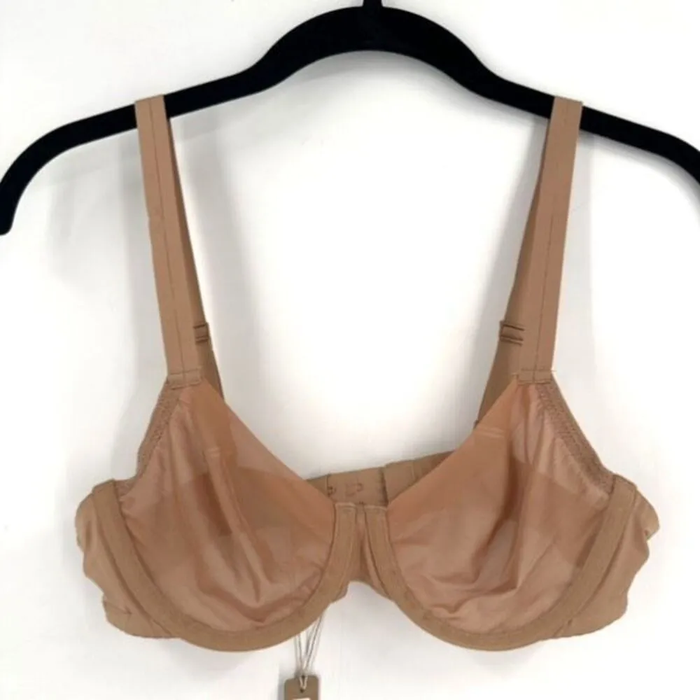 NWT Skims No Show Molded Unlined Demi Bra 34A $58 Clay Tan‎ - Image 10
