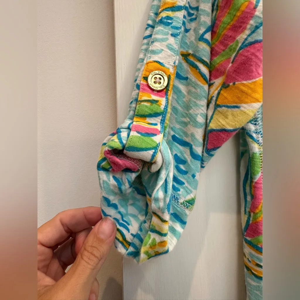 Lilly Pulitzer Camie Dress U Gotta Regatta Sailboat Print Pullover Size XS - Image 6