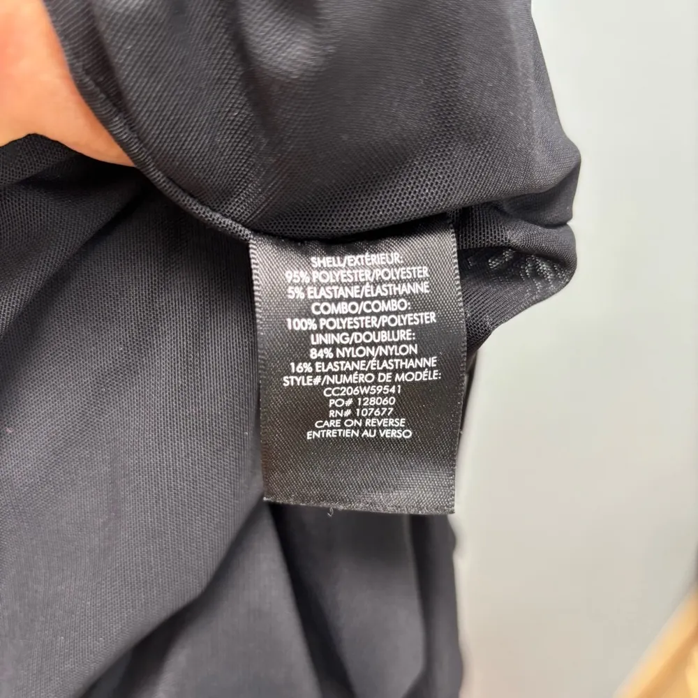 Alice and Olivia Binnie Asymmetric Ruched Bodycon Dress in Black 6 - Image 10