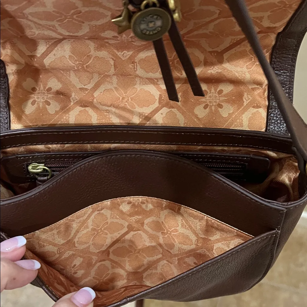 Lucky Brand | Genuine Leather & Calf Hair Crossbody in “Dark Cappuccino” - Image 11