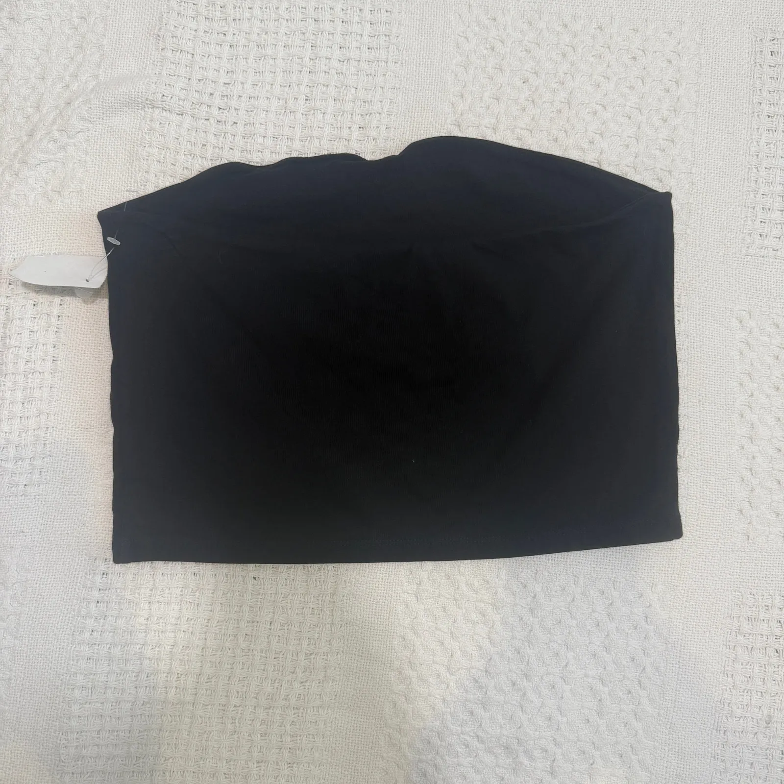 new Nordstrom BP. large strapless bandeau tube top BC 3128 Black - Image 5