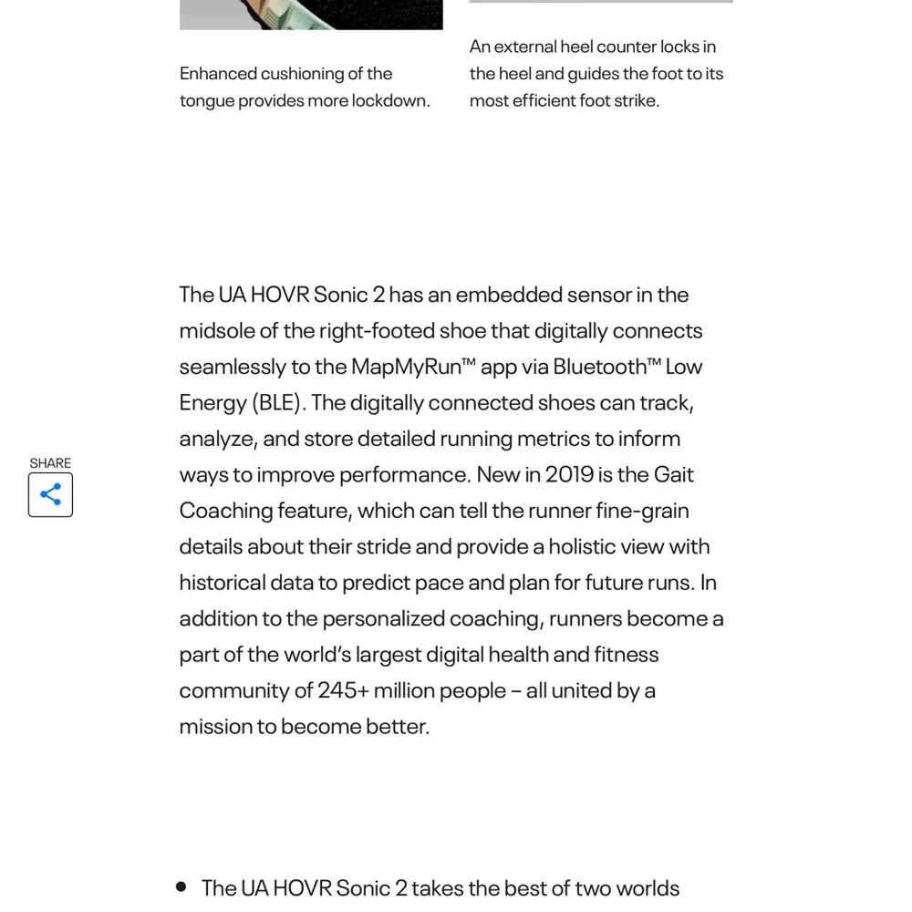 Under Armour Running Shoes. HOVR. Women size 8.5 - Image 8