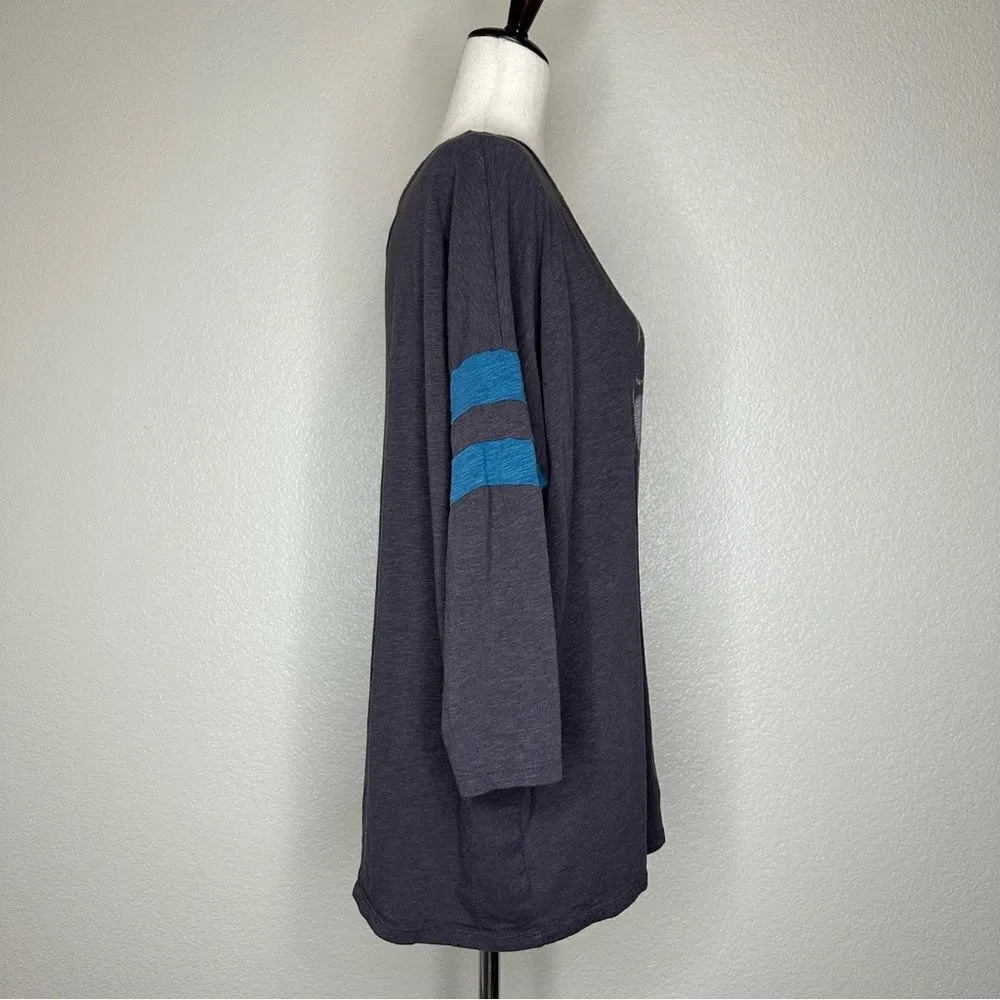 Torrid Skull Classic Fit Super Soft Slub Long Sleeves Drop Shoulder Tee - Image 5