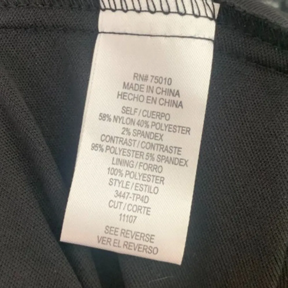 City Studio Black Glitter & Lace Fit & Flare Mini Dress Size undefined - Image 5