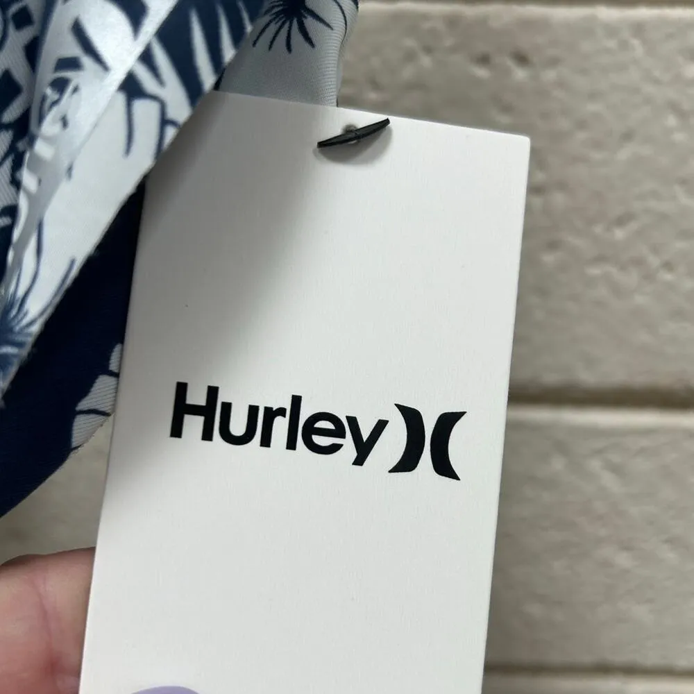 Hurley Blue Floral Bra size 36C NWT - Image 2