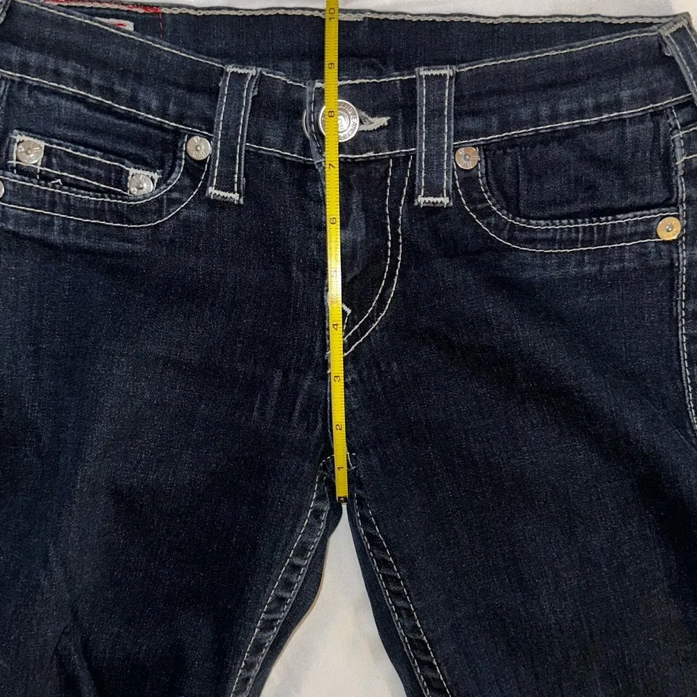 Authentic True Religion - Joey Y2K Dark Wash Jeans Size 27 – Iconic Horseshoe Stitch - Image 8