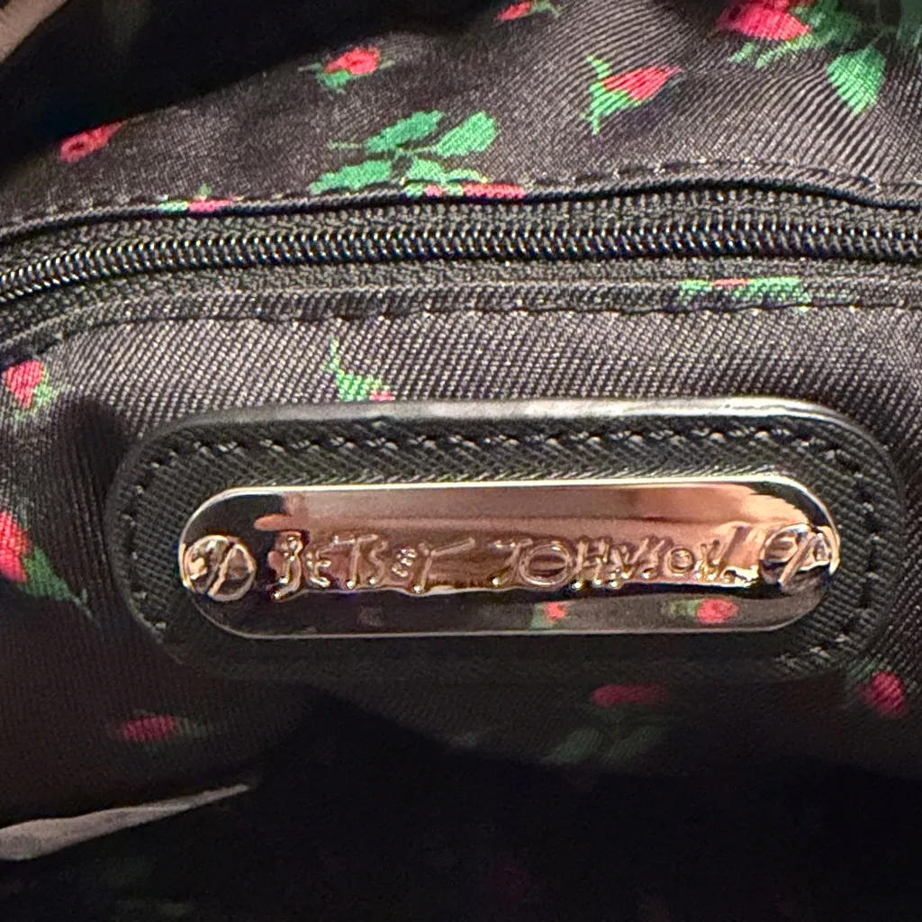 Betsey Johnson Quilted Black and White Cat Backpack - Image 7