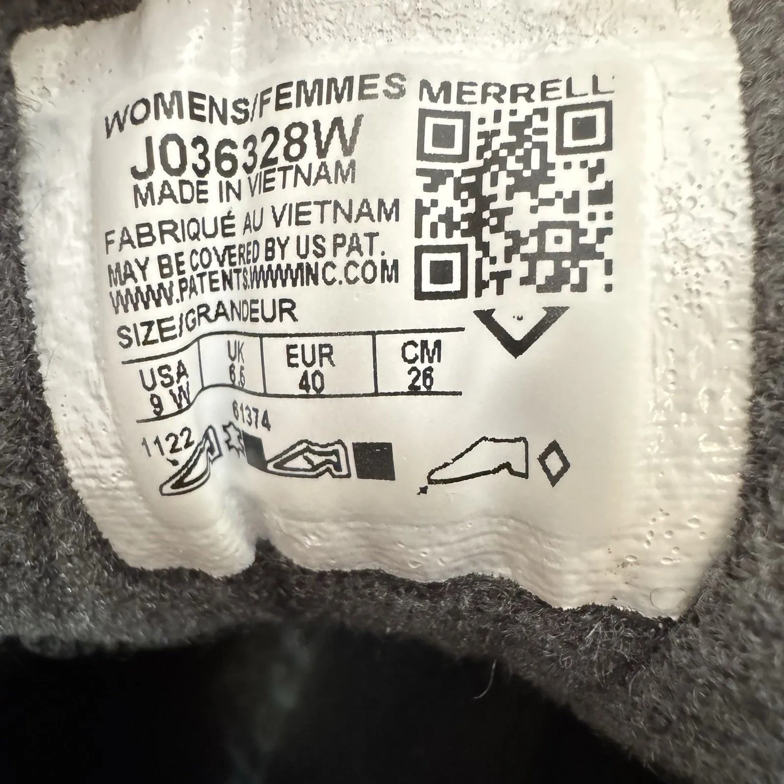 Women's Merrell Moab 3 Mid WP Altitude Bleu Blue 9W Hiking Shoes Boot - Image 7