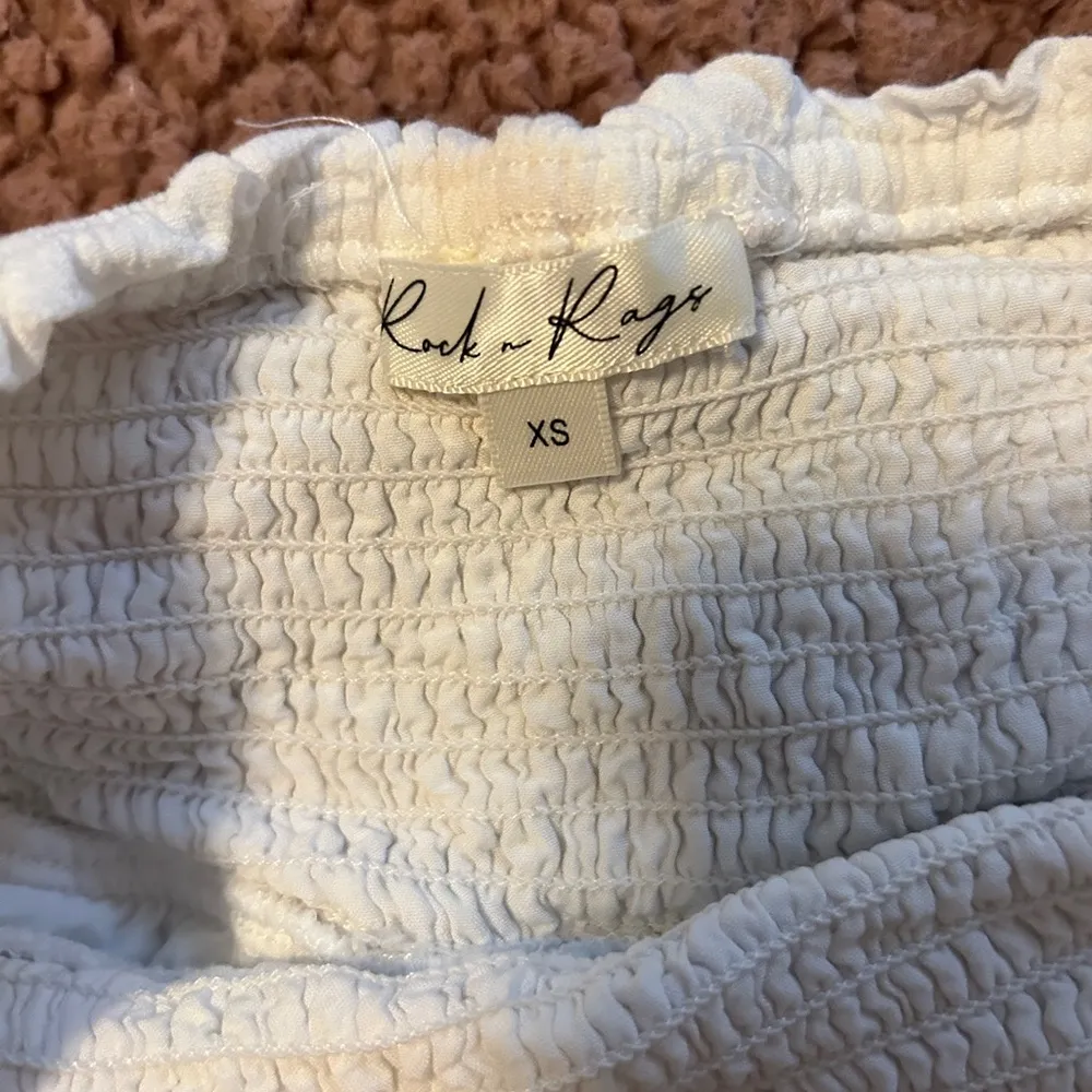 Rock n Rags white ruffle mini skirt - Image 3