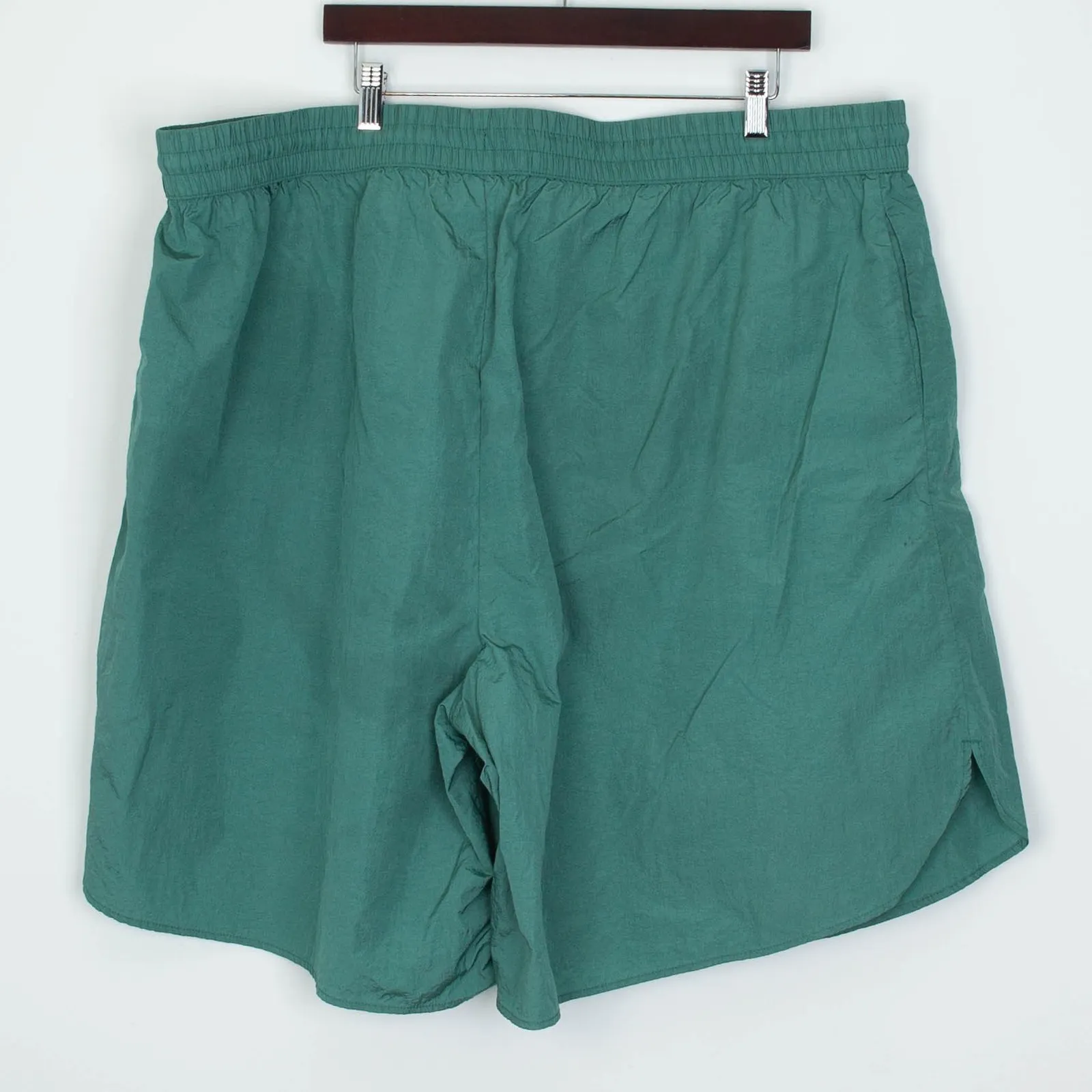Future Collective Green Activewear Nylon Elastic Waist Shorts 2X Athleisure Gym - Image 4