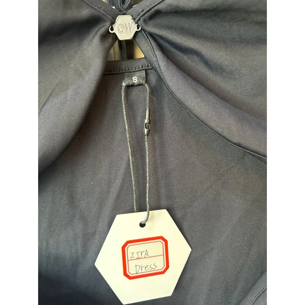 OW Collection Zita Dress Black Womens Size Small - Image 7