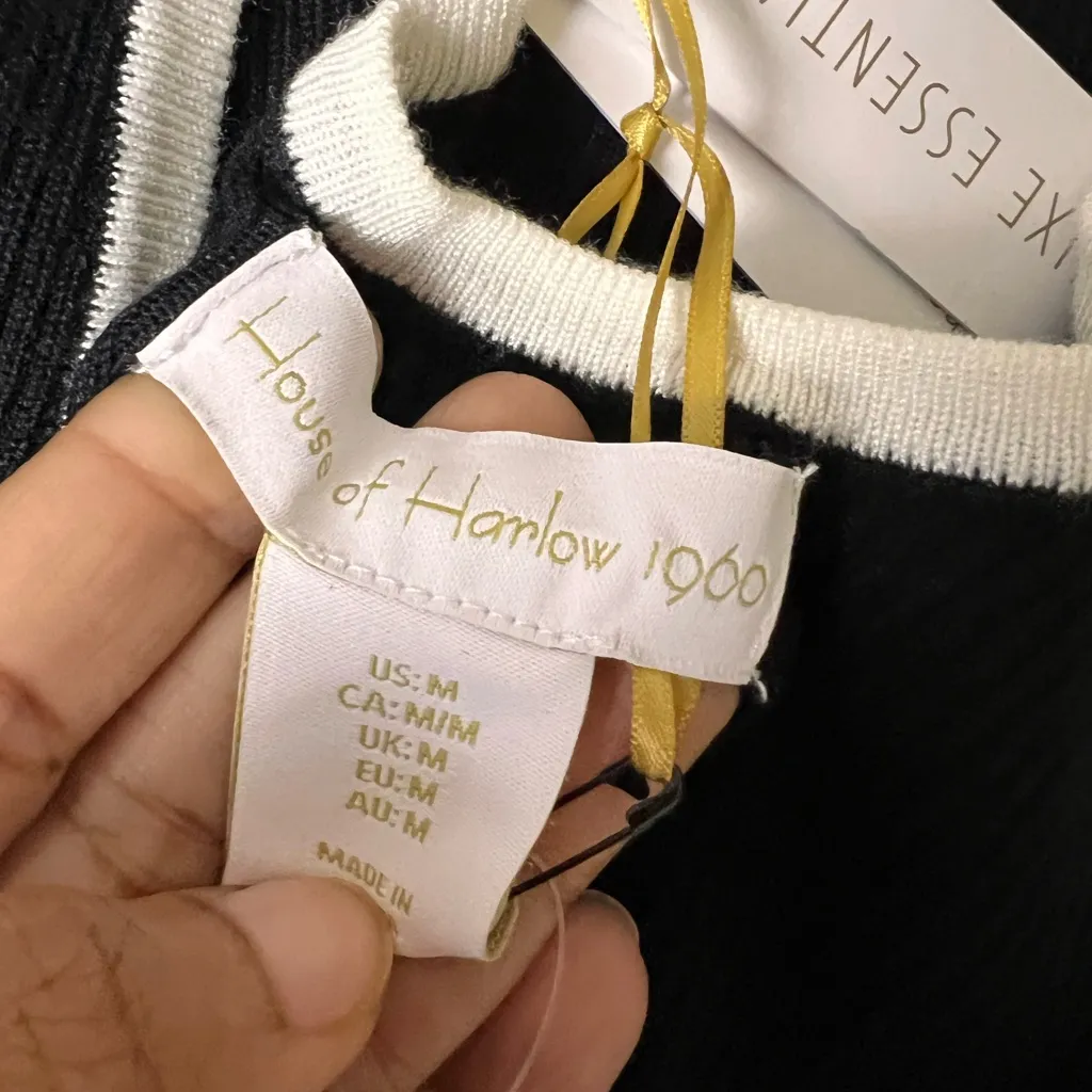 House of Harlow 1960 Black Cutout Maxi Dress NWT Size M - Image 7