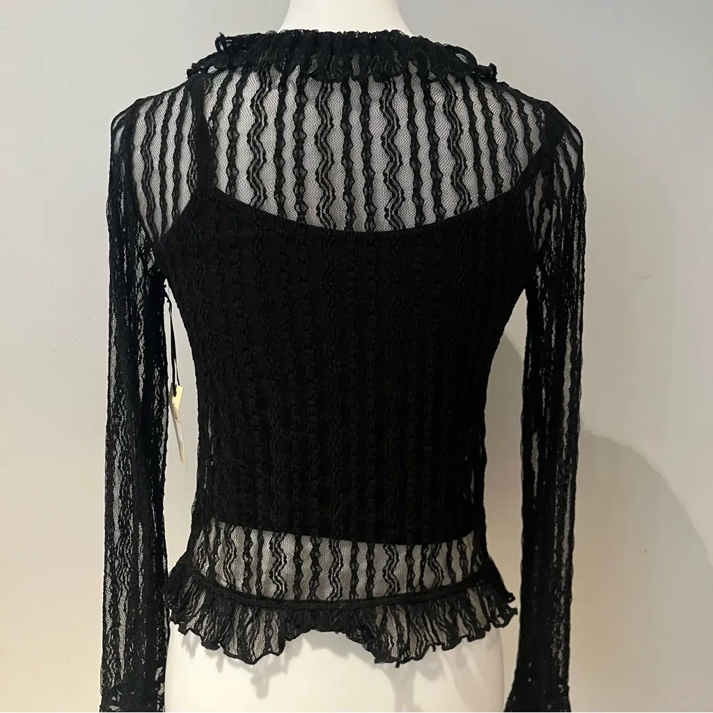 Liberty Love | Lace up See Through Top - Image 4