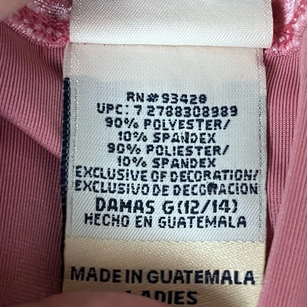 Y2K Faded Glory Pink Crushed Velvet Tunic L | Fairycore Lagenlook 90s Velvet Top - Image 10